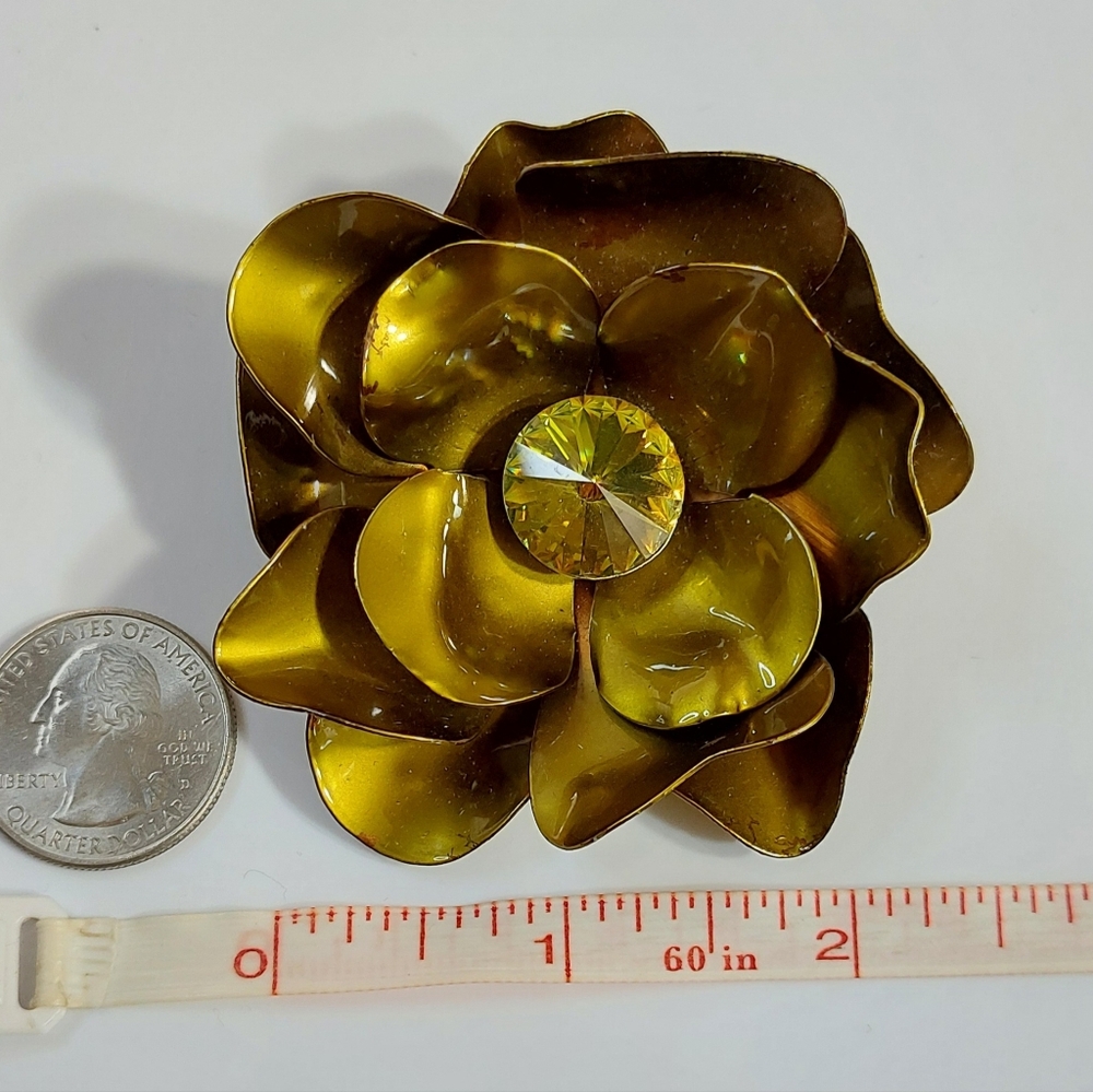 Vintage Flower Brooch group - Picture 9 of 11